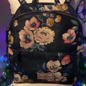 Cath kidston London backpack navy blue floral